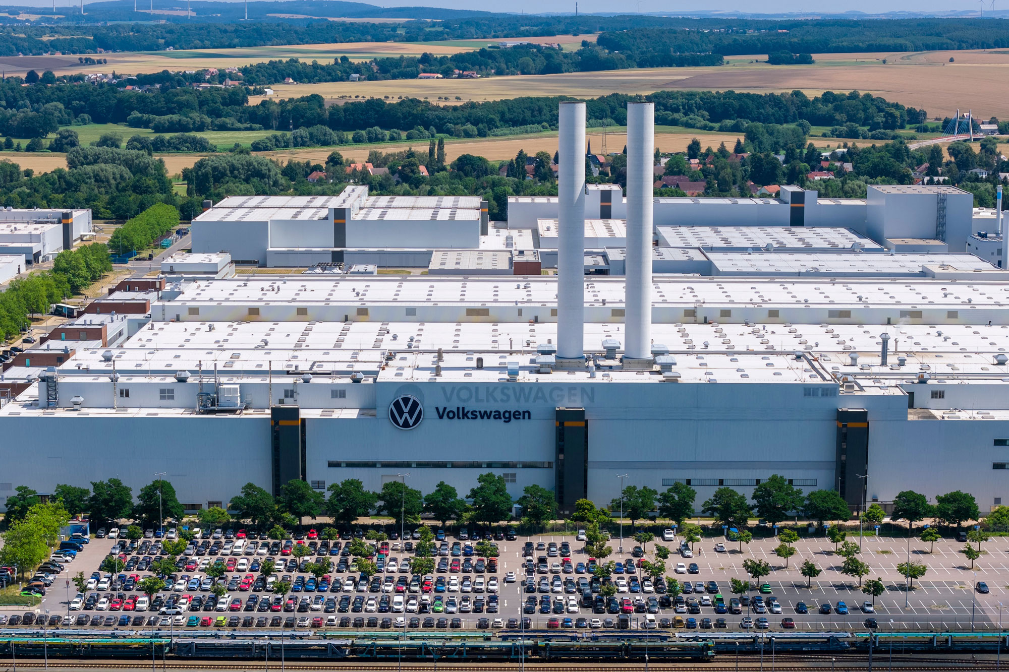 Volkswagens fabrik i Zwickau. Foto: Jan Woitas / AP