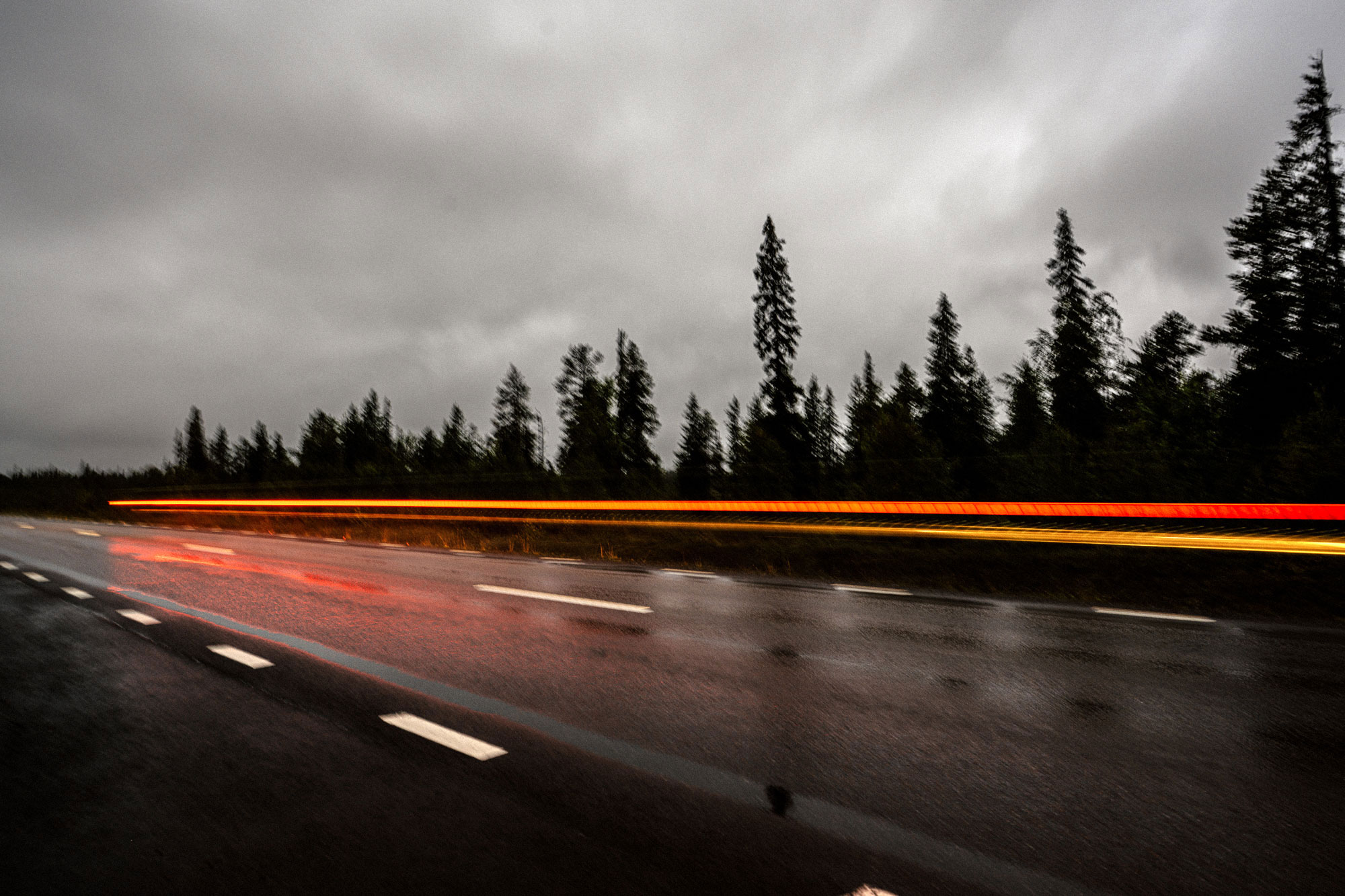 E10:an som i folkmun kallas ”Dödens väg”. Foto: David Lundmark