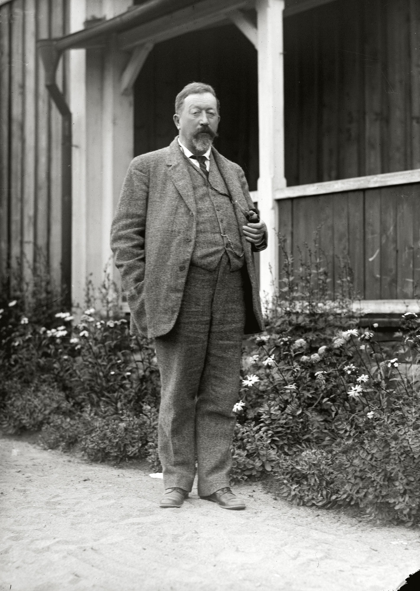 Hjalmar Lundbohm anses som grundare av Kiruna. Foto: Borg Mesch/Kiruna bildsamling